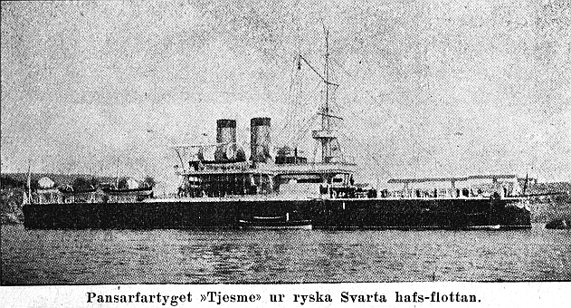 Pansarfartyget Tjesme ur ryska Svarta hafs-flottan.