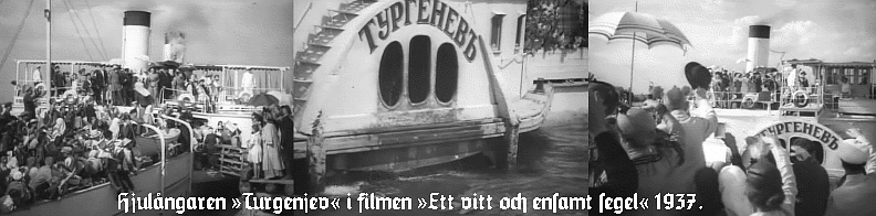 Bild ur Vladimir Legosjins film Ett vitt och ensamt segel