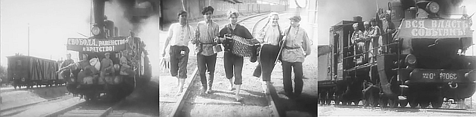Mark Donskojs film &raquo;Hur st&aring;let h&auml;rdades&laquo; (Sovjetunionen 1942) efter Ostrovskijs roman &laquo;Kak zakaljalas stalj&raquo;