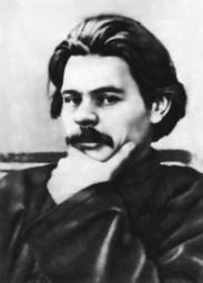 bild av den ryske författaren Maxim Gorkij