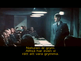 Adolf Hitler i Ozerovs film Slaget om Moskva.