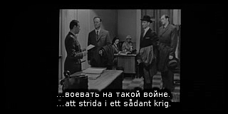 Bild ur Azarovs spelfilm &raquo;Strid efter seger&laquo; .