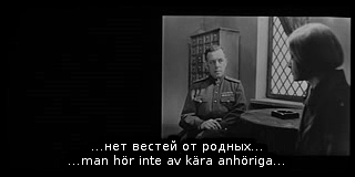 Bild ur Azarovs spelfilm &raquo;Strid efter seger&laquo; .