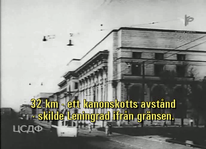 Bilder m.m. ur filmen &laquo;Mannerheimlinjen&raquo;