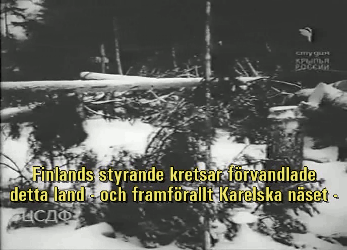 Bilder m.m. ur filmen &laquo;Mannerheimlinjen&raquo;