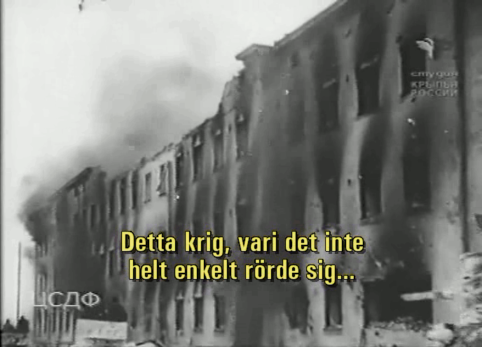 Bilder m.m. ur filmen &laquo;Mannerheimlinjen&raquo;