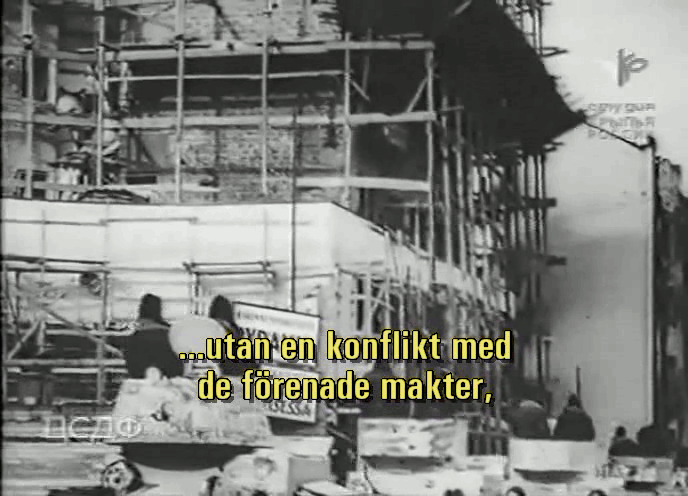 Bilder m.m. ur filmen &laquo;Mannerheimlinjen&raquo;