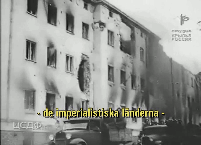 Bilder m.m. ur filmen &laquo;Mannerheimlinjen&raquo;