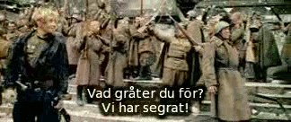 Bild ur Ozerovs spelfilm &raquo;Sista stormningen&laquo; (Befrielse 5).