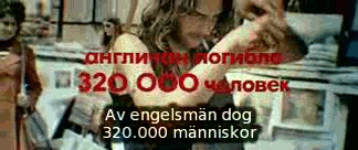 I Andra Världskriget dog 320.000 engelsmän och engelskor.