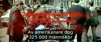 I Andra Världskriget dog 325.000 amerikaner och amerikanskor.