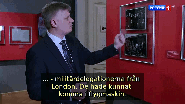 De hade kunnat komma i flygmaskin. (Bild ur filmen &laquo;Det stora okända kriget&raquo;)