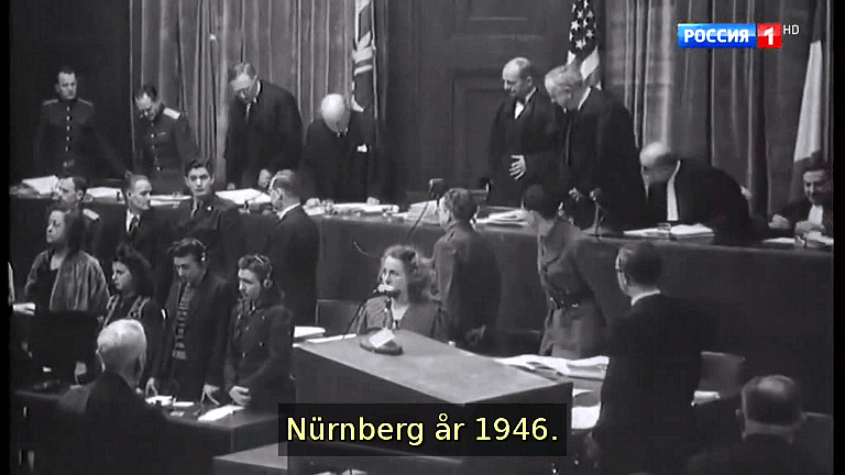 Nürnberg år 1946. (Bild ur filmen «Det stora okända kriget»)