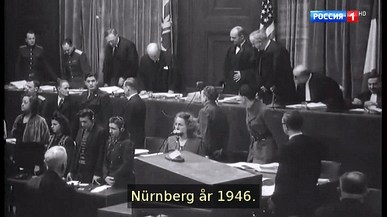 Nürnberg år 1946. (Bild ur filmen &laquo;Det stora okända kriget&raquo;)