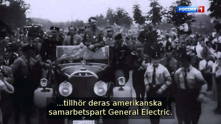 …varav 30% av aktierna tillhör deras amerikanska samarbetspart General Electric. (Bild ur filmen «Det stora okända kriget»)