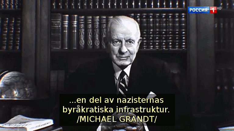 ...en del av nazisternas byråkratiska infrastruktur. (Bild ur filmen &laquo;Det stora okända kriget&raquo;)