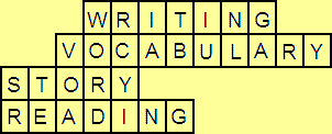 Grid with words in it