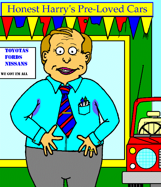Picture of Harry the carsalesman