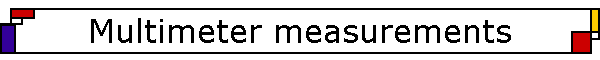 Multimeter measurements