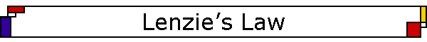 Lenzie�s Law