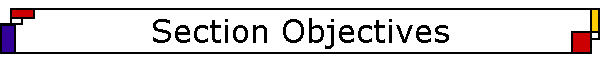 Section Objectives