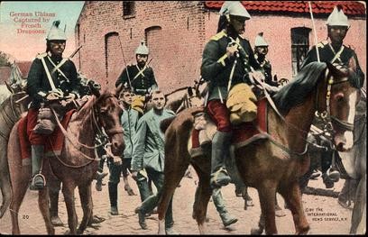German Uhlans of the Guard captured by French Dragoons of the Guard