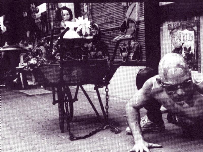 [Lizardman at Westgarth Festival 1995]