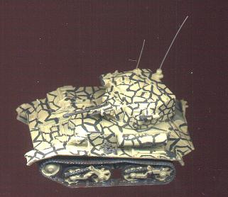 Light 
      Tank Mk VIC Malta camouflage