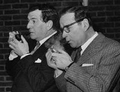 Rupert Davies with Simenon
