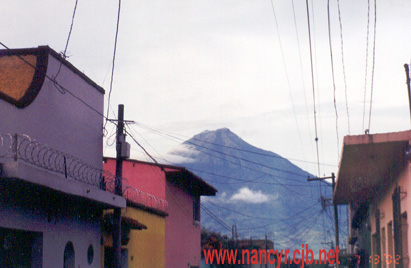 Volcano View from Jocotenango, Near Antigua