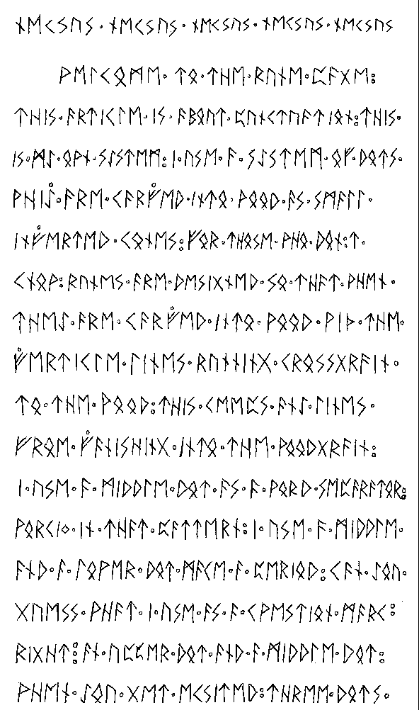 Rune Message pt. 1