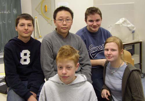 Fejda, Tengis, Florian, Daniel und Marlene