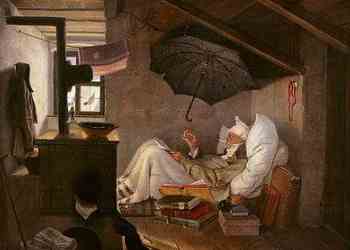 [Der arme Poet - Gem�lde von Carl Spitzweg aus 1839]