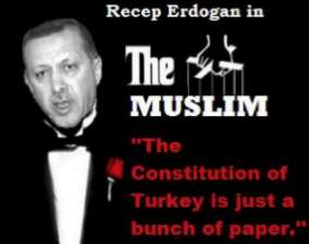 [Die Verfassung ist bloß ein Fetzen Papier - sagt der Sultan]