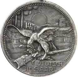[Deutsch die Saar - zeitgenössische Medaille]