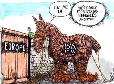 [Das trojanische ISIS-Pferd: Lat uns rein, wir sind doch nur arme syrische Flchtlinge!]