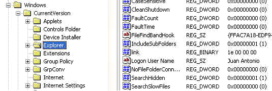 Registro de Windows
