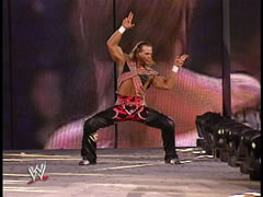 HBK made a spectacular entrance in the Safeco Field Stadium in Seattle