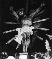 The Crucifix that started bleeding. Many miraculous cures were reported