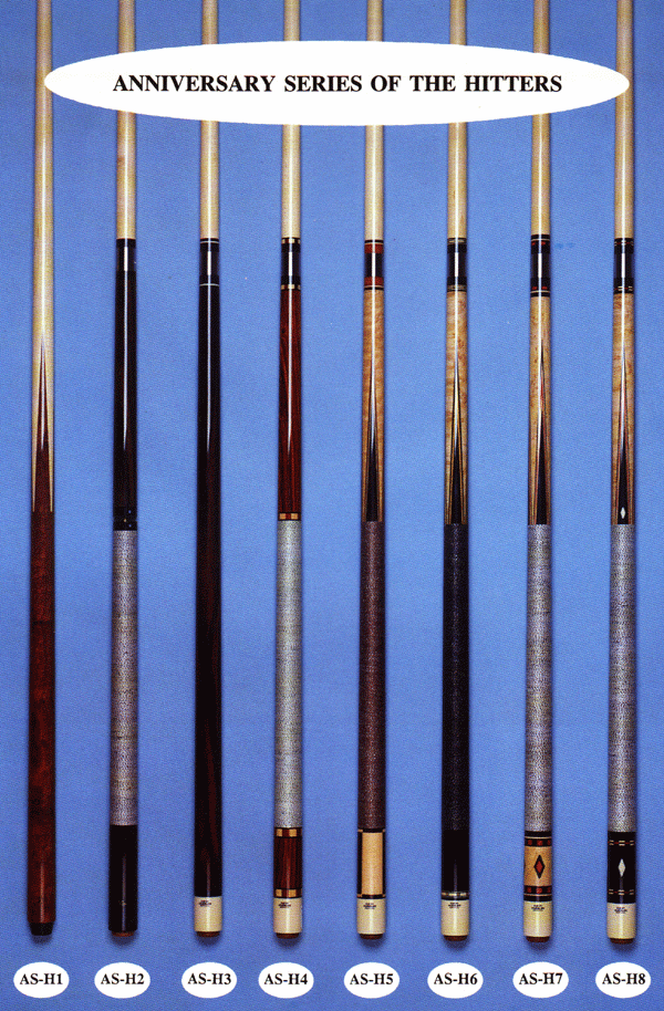 HUEBLER POOL CUES HUEBLER CUE STICKS