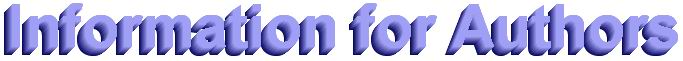 Information For Authors
