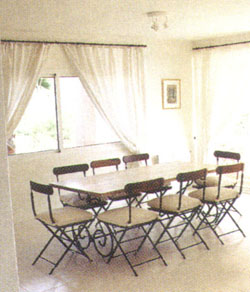 Dining area inside master bedroom