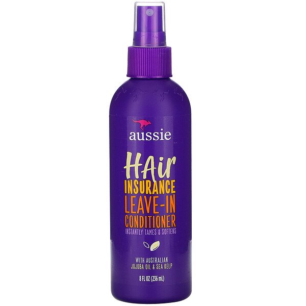 Aussie‏, Hair Insurance، بلسم بدون شطف، بزيت الجوجوبا وطحلب البحر الأسترالي، 8 أونصات سائلة (236 مل)