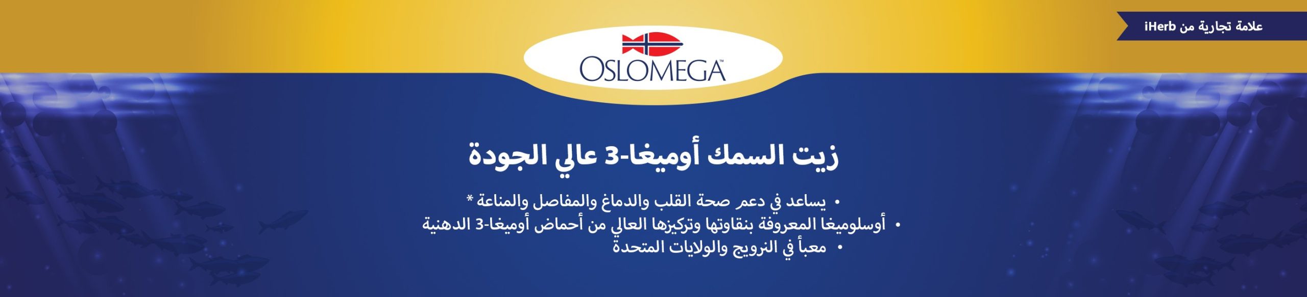زيت السمك اوميغا ٣ عالى الجودة