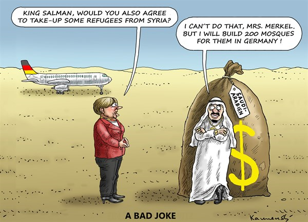 Merkell to King Saudi