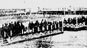 Campo de O�Donnel, primer campo vallado de Espa�a. Inagurado el 9 de febrero de 1913