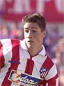El ni�o del Atl�tico de Madrid, con el 35 a la espalda