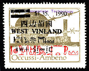 The 12 stamp of Occussi-Ambeno was overprinted to make the $1.35 stamp.