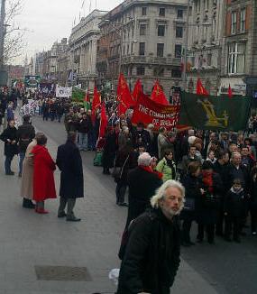 Parade on O Connell Street.