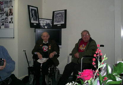 Bob Doyle and Jack Edwards at the launch of the pamphlet - Nov. 8th 2008